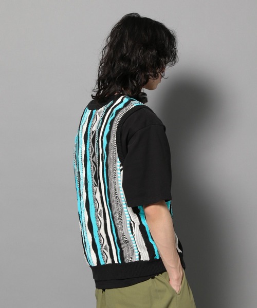 【セール】【UNISEX/2サイズ展開】マルチパターンベスト（ベスト）｜Anui（アニュイ）