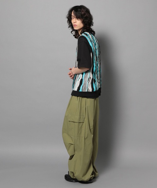 【セール】【UNISEX/2サイズ展開】マルチパターンベスト（ベスト）｜Anui（アニュイ）
