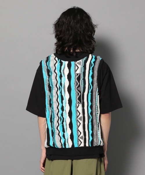 【セール】【UNISEX/2サイズ展開】マルチパターンベスト（ベスト）｜Anui（アニュイ）