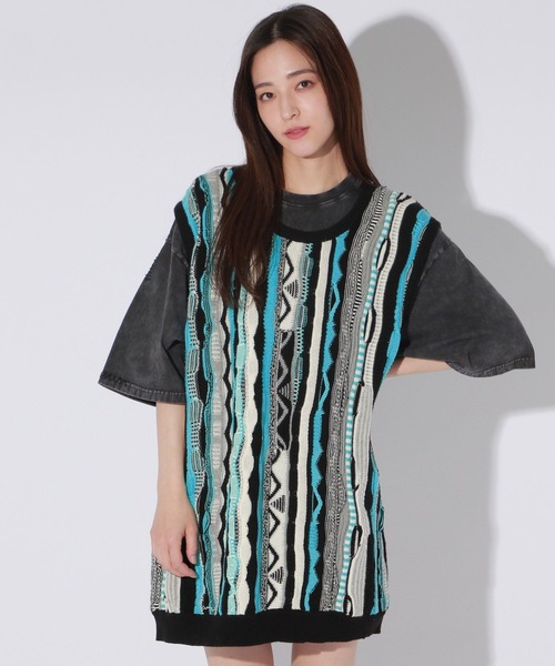 【セール】【UNISEX/2サイズ展開】マルチパターンベスト（ベスト）｜Anui（アニュイ）