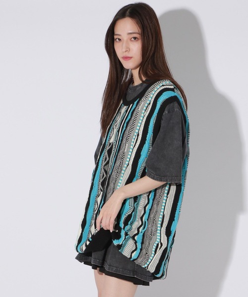 【セール】【UNISEX/2サイズ展開】マルチパターンベスト（ベスト）｜Anui（アニュイ）