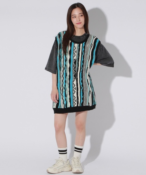 【セール】【UNISEX/2サイズ展開】マルチパターンベスト（ベスト）｜Anui（アニュイ）