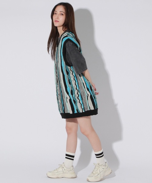 【セール】【UNISEX/2サイズ展開】マルチパターンベスト（ベスト）｜Anui（アニュイ）