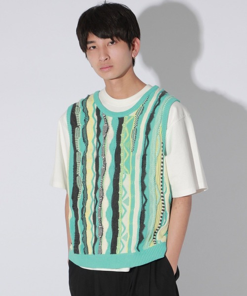 【セール】【UNISEX/2サイズ展開】マルチパターンベスト（ベスト）｜Anui（アニュイ）