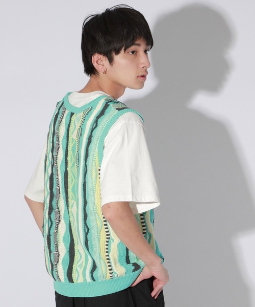【セール】【UNISEX/2サイズ展開】マルチパターンベスト（ベスト）｜Anui（アニュイ）