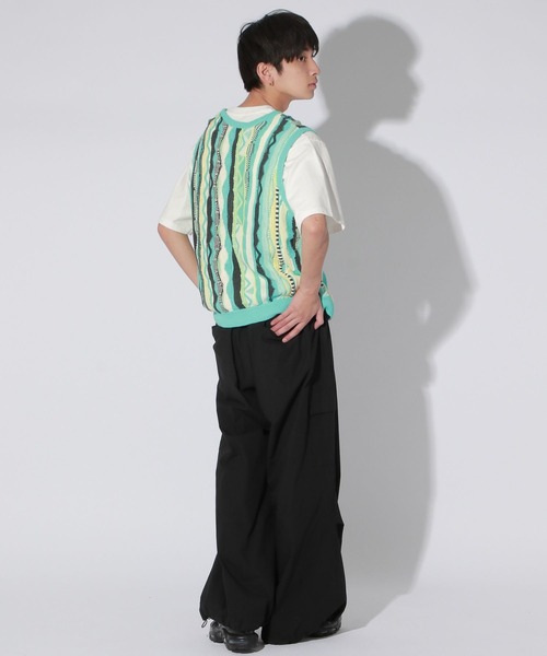 【セール】【UNISEX/2サイズ展開】マルチパターンベスト（ベスト）｜Anui（アニュイ）