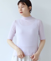 △強撚ストレッチフライス5分袖プルオーバー 1701CT006261