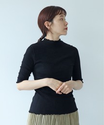 △強撚ストレッチフライス5分袖プルオーバー 1701CT006261