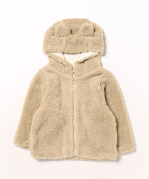 【セール】【Bs】【it】【Quincy Mae】BEAR JACKET || SAND（その他ベビー用品）｜Quincy Mae（クインシーメイ）