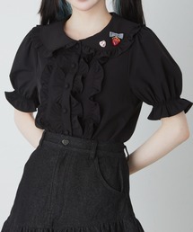 ストロベリープチリボンブラウス