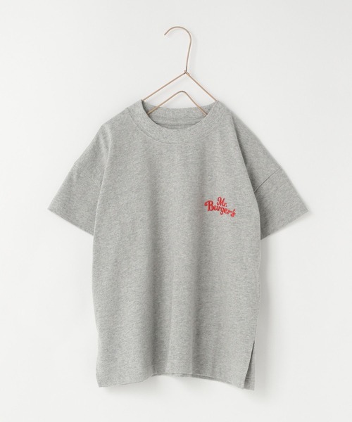 LOWRYS FARM（ローリーズファーム）の「ハンバーガープリントＴシャツ　115576（Tシャツ/カットソー・キッズ・ホワイト/チャコールグレー/グレー/ホワイト系その他/ブルー/グレー系その他・110cm/120cm/130cm/140cm/150cm）」の7枚目の写真