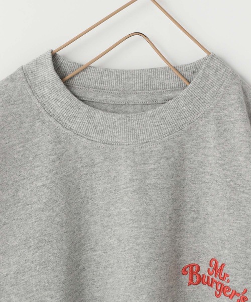 LOWRYS FARM（ローリーズファーム）の「ハンバーガープリントＴシャツ　115576（Tシャツ/カットソー・キッズ・ホワイト/チャコールグレー/グレー/ホワイト系その他/ブルー/グレー系その他・110cm/120cm/130cm/140cm/150cm）」の8枚目の写真