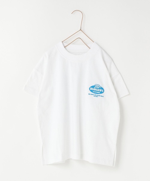 LOWRYS FARM（ローリーズファーム）の「ハンバーガープリントＴシャツ　115576（Tシャツ/カットソー・キッズ・ホワイト/チャコールグレー/グレー/ホワイト系その他/ブルー/グレー系その他・110cm/120cm/130cm/140cm/150cm）」の14枚目の写真