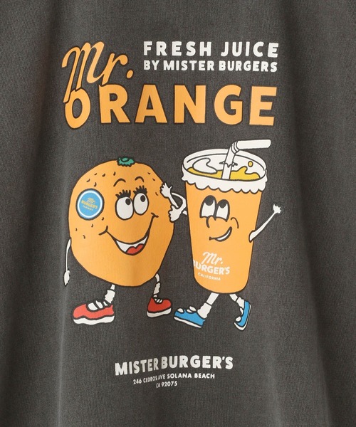 LOWRYS FARM（ローリーズファーム）の「ハンバーガープリントＴシャツ　115576（Tシャツ/カットソー・キッズ・ホワイト/チャコールグレー/グレー/ホワイト系その他/ブルー/グレー系その他・110cm/120cm/130cm/140cm/150cm）」の17枚目の写真