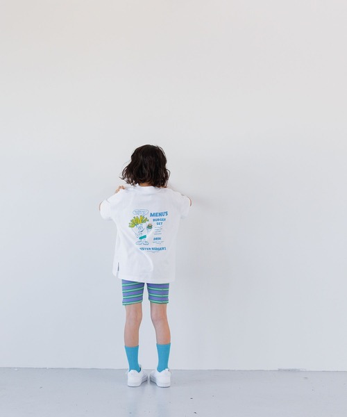 LOWRYS FARM（ローリーズファーム）の「ハンバーガープリントＴシャツ　115576（Tシャツ/カットソー・キッズ・ホワイト/チャコールグレー/グレー/ホワイト系その他/ブルー/グレー系その他・110cm/120cm/130cm/140cm/150cm）」の22枚目の写真