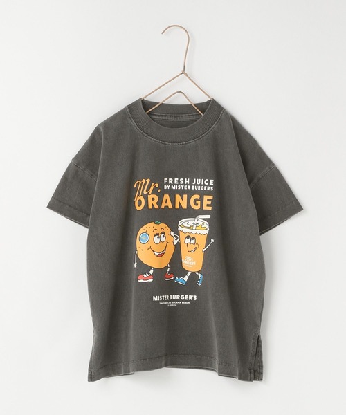 LOWRYS FARM（ローリーズファーム）の「ハンバーガープリントＴシャツ　115576（Tシャツ/カットソー・キッズ・ホワイト/チャコールグレー/グレー/ホワイト系その他/ブルー/グレー系その他・110cm/120cm/130cm/140cm/150cm）」の19枚目の写真