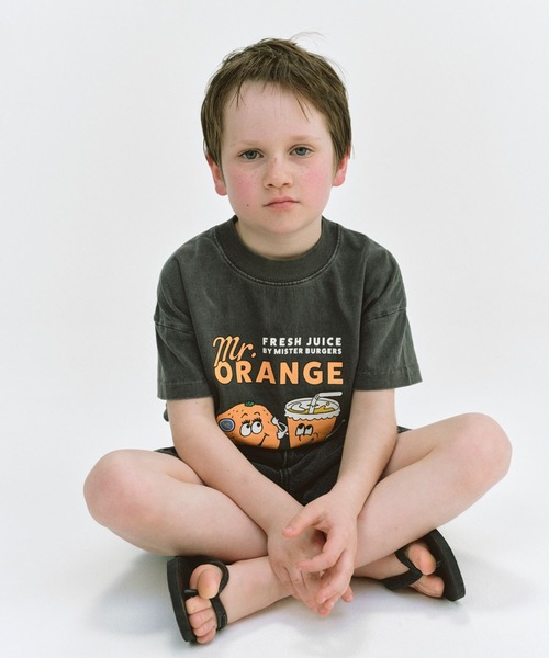 LOWRYS FARM（ローリーズファーム）の「ハンバーガープリントＴシャツ　115576（Tシャツ/カットソー・キッズ・ホワイト/チャコールグレー/グレー/ホワイト系その他/ブルー/グレー系その他・110cm/120cm/130cm/140cm/150cm）」の18枚目の写真