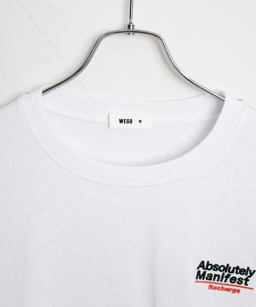 WEGO(ウィゴー)の「WEGO/アウトステッチグラフィックショートT(Tシャツ/カットソー・レディース・ホワイト/ブラック・SMALL/MEDIUM)」の22枚目の写真