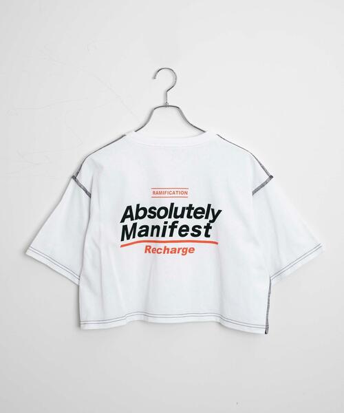 WEGO(ウィゴー)の「WEGO/アウトステッチグラフィックショートT(Tシャツ/カットソー・レディース・ホワイト/ブラック・SMALL/MEDIUM)」の20枚目の写真