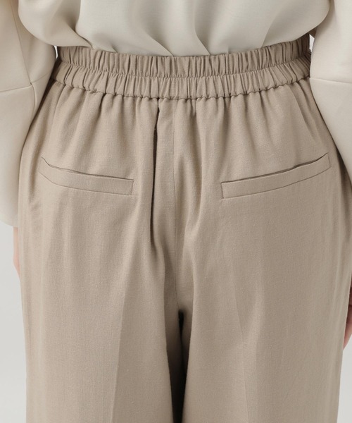 Elura(エルーラ)の「【低身長サイズ Elkotona】コトナリネンブレンド冷感パンツ/104295(その他パンツ・レディース・ライトベージュ/ブラウン系その他/カーキ/イエロー・FREE)」の8枚目の写真