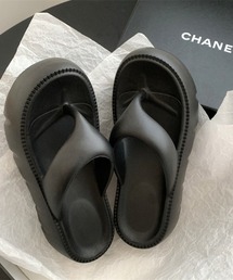 LAC-VERT | 【軽量】厚底ラバービーチサンダル(サンダル)