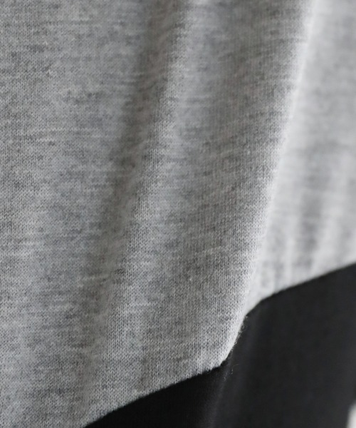 ASTRONOMY(アストロノミー)の「Buyer's Select/切替5分袖ビッグシルエットTシャツ(Tシャツ/カットソー・メンズ・ブラック/ホワイト・M/L)」の21枚目の写真
