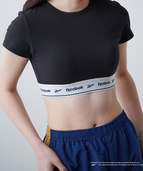 Reebok（リーボック）の「【WEB限定】【Reebok/リーボック】別注カップ付Tシャツ（Tシャツ/カットソー・レディース・ブラック/グレー・MEDIUM）」の13枚目の写真