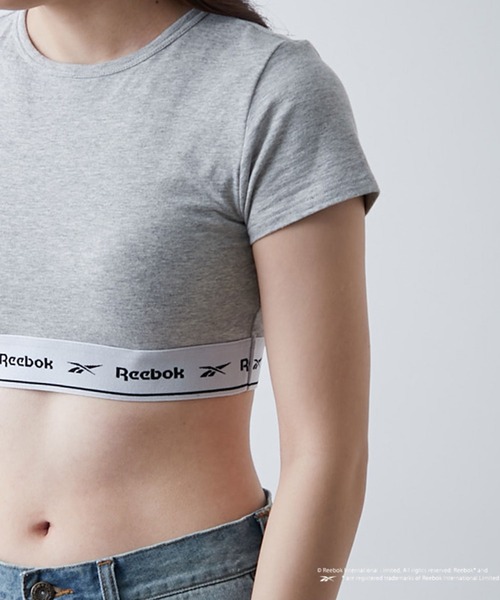 Reebok（リーボック）の「【WEB限定】【Reebok/リーボック】別注カップ付Tシャツ（Tシャツ/カットソー・レディース・ブラック/グレー・MEDIUM）」の20枚目の写真