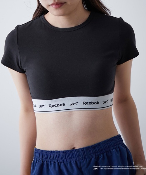 Reebok（リーボック）の「【WEB限定】【Reebok/リーボック】別注カップ付Tシャツ（Tシャツ/カットソー・レディース・ブラック/グレー・MEDIUM）」の12枚目の写真