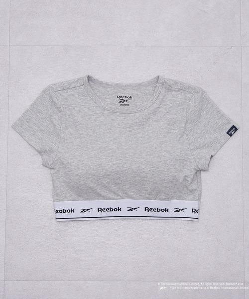 Reebok（リーボック）の「【WEB限定】【Reebok/リーボック】別注カップ付Tシャツ（Tシャツ/カットソー・レディース・ブラック/グレー・MEDIUM）」の6枚目の写真