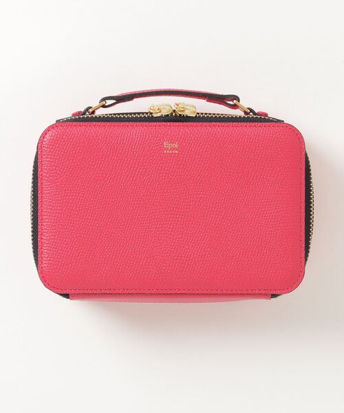 Epoi(エポイ)の「ザッカ スクエアポーチM(ポーチ・レディース・ベージュ/オレンジ/ピンク系その他/ブルー/ネイビー・FREE)」の1枚目の写真