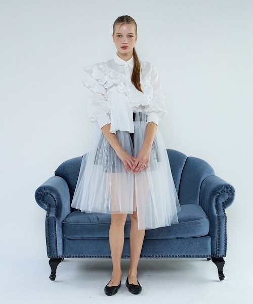 PAIN（ペイン）の「アシンメトリーシャツドレス（ドレス・レディース・パープル・FREE）」の3枚目の写真