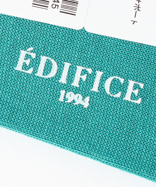 EDIFICE（エディフィス）の「ハイゲージスムース ソックス（ソックス/靴下・メンズ・ブラック/ホワイト/オレンジ系その他/ブルー・FREE）」の11枚目の写真