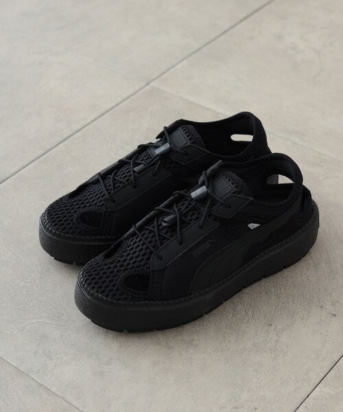 GALLEST（ギャレスト）の「◆【PUMA】プラットフォームサンダル（サンダル・レディース・ブラック/アイボリー/ライトベージュ・40/30）」の3枚目の写真