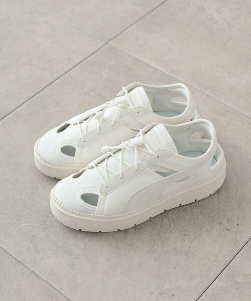 GALLEST（ギャレスト）の「◆【PUMA】プラットフォームサンダル（サンダル・レディース・ブラック/アイボリー/ライトベージュ・40/30）」の4枚目の写真