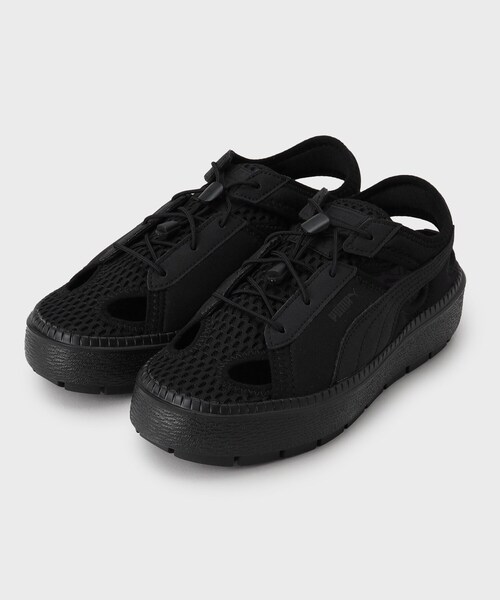 GALLEST（ギャレスト）の「◆【PUMA】プラットフォームサンダル（サンダル・レディース・ブラック/アイボリー/ライトベージュ・40/30）」の5枚目の写真