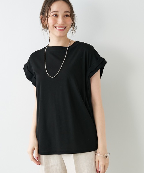 MICA&DEAL（マイカ＆ディール）の「ランダムタックショルダープルオーバー（Tシャツ/カットソー・レディース・ベージュ/ホワイト/ブラック・FREE）」の10枚目の写真