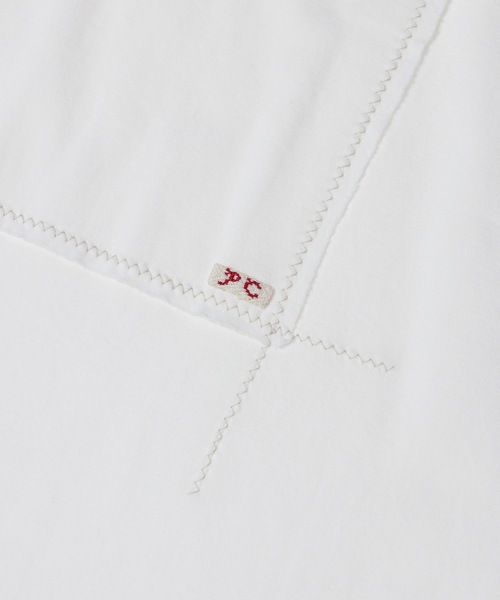 PORTER CLASSIC(ポータークラシック)の「PEACE COTTON PATCHWORK T-SHIRT(Tシャツ/カットソー・メンズ・ブルー/ホワイト/レッド・L)」の6枚目の写真