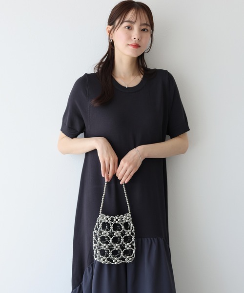 ビーズハンドバック ビーズハンドバッグ - ブラック／ホワイト - レディース | H&M JP