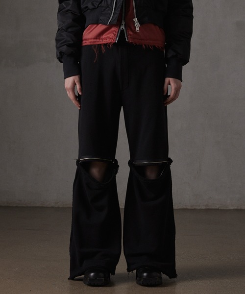 GRANCY】ZipDesign SweatPants / ジップデザイン スウェット
