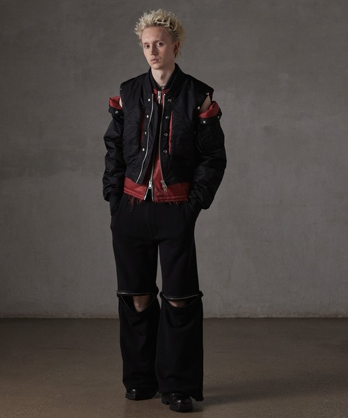 GRANCY】ZipDesign SweatPants / ジップデザイン スウェットパンツ