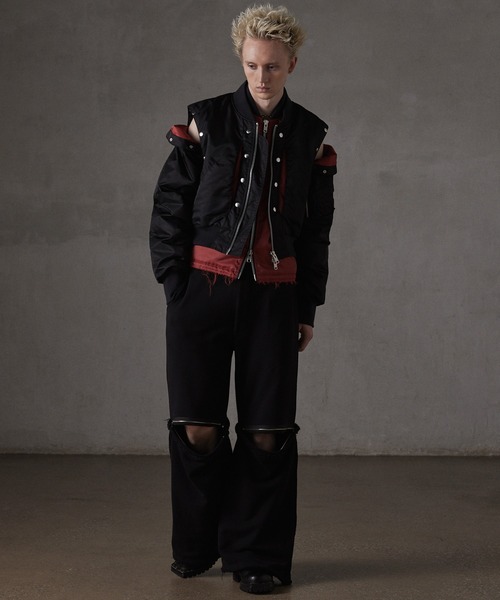 【GRANCY】ZipDesign SweatPants GRANCY】ZipDesign SweatPants / ジップデザイン スウェットパンツ