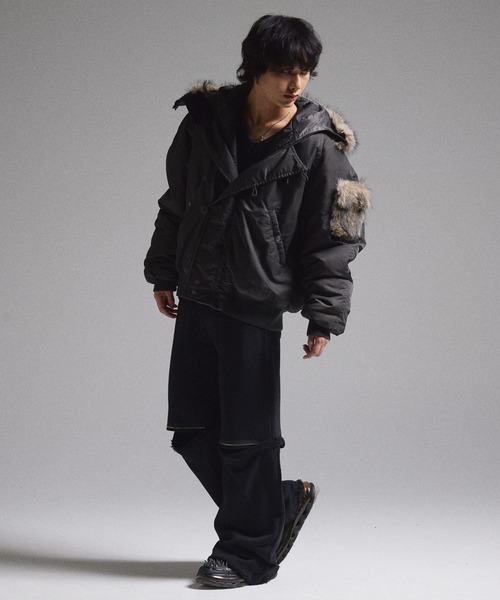 GRANCY】ZipDesign SweatPants / ジップデザイン スウェットパンツ