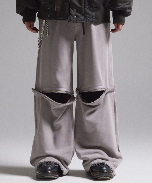 GRANCY】ZipDesign SweatPants / ジップデザイン スウェットパンツ