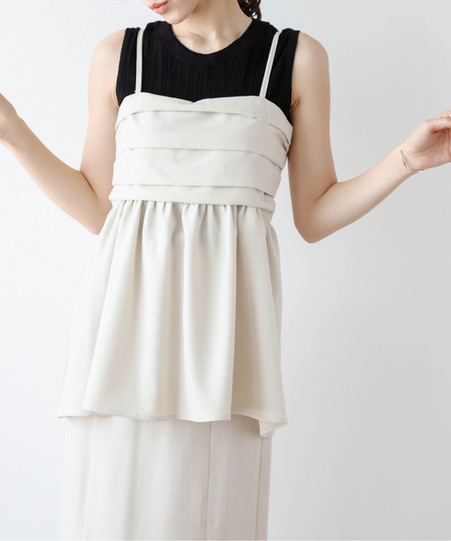 AMELY(エミリー)の「キャミ/スカートセットアップ(セットアップ・レディース・ブラック/ベージュ/ブラウン・M/L)」の19枚目の写真