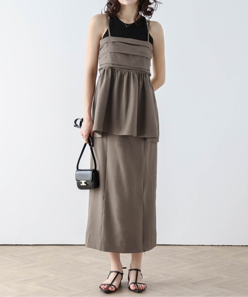 AMELY(エミリー)の「キャミ/スカートセットアップ(セットアップ・レディース・ブラック/ベージュ/ブラウン・M/L)」の20枚目の写真