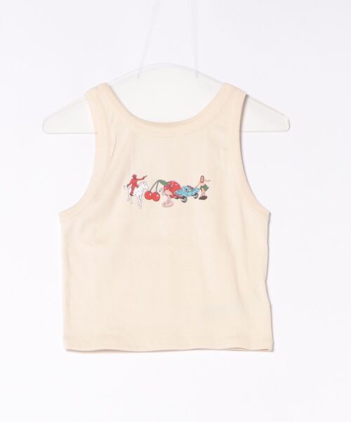 【セール】RVCA レディース 【LUKE P】 LUKE COLLECTIBLES WIDE RIB TAN タンクトップ 【2024年夏モデル】/ルーカ(Tシャツ/カットソー)|RVCA(ルーカ)