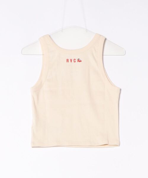 RVCA(ルーカ)の「RVCA レディース 【LUKE P】 LUKE COLLECTIBLES WIDE RIB TAN タンクトップ 【2024年夏モデル】/ルーカ(Tシャツ/カットソー・レディース・クリーム・SMALL/MEDIUM/LARGE)」の2枚目の写真