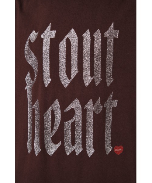 MOUSSY（マウジー）の「GLITTER DAMAGE Tシャツ（Tシャツ/カットソー・レディース・ホワイト/ブラウン/ネイビー・FREE）」の7枚目の写真