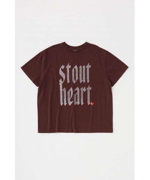 MOUSSY（マウジー）の「GLITTER DAMAGE Tシャツ（Tシャツ/カットソー・レディース・ホワイト/ブラウン/ネイビー・FREE）」の9枚目の写真